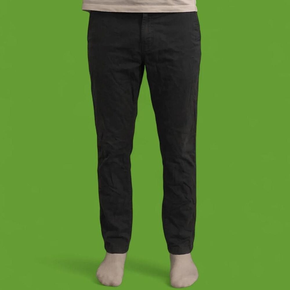 Undercover Men's Black and Grey Trousers